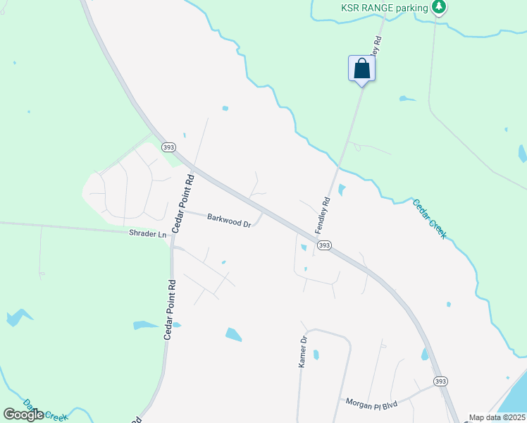 map of restaurants, bars, coffee shops, grocery stores, and more near 5301 Barkwood Drive in La Grange