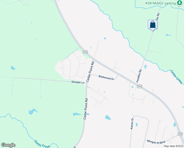 map of restaurants, bars, coffee shops, grocery stores, and more near 1009 Cedar Point Road in La Grange