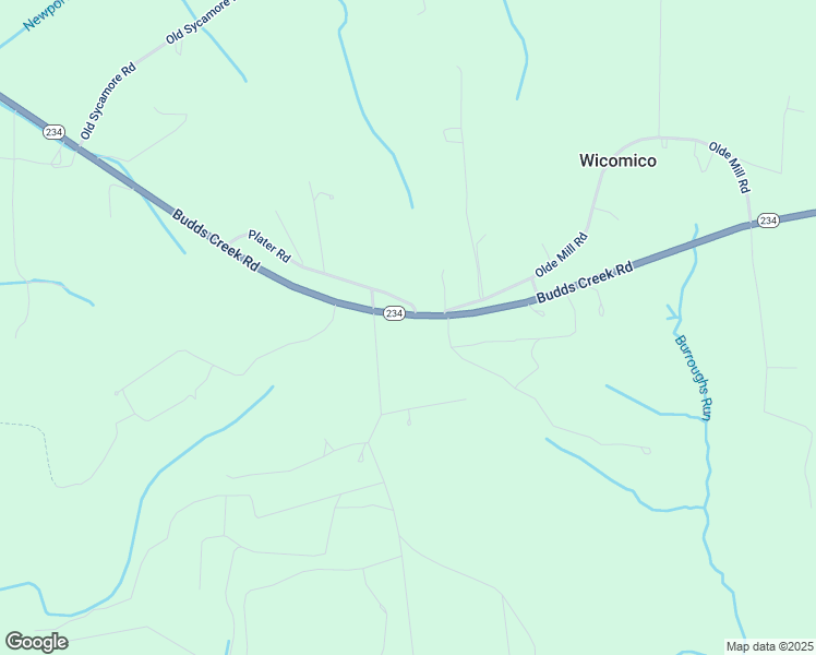 map of restaurants, bars, coffee shops, grocery stores, and more near 12285 Budds Creek Road in Charlotte Hall