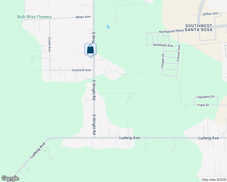 map of restaurants, bars, coffee shops, grocery stores, and more near 3975 Pyle Avenue in Santa Rosa