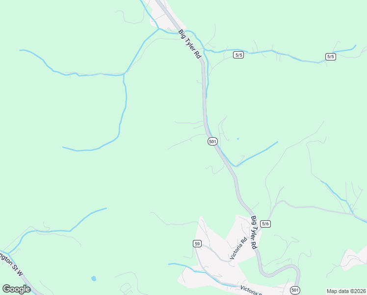 map of restaurants, bars, coffee shops, grocery stores, and more near 4801 1/2 Big Tyler Road in Cross Lanes