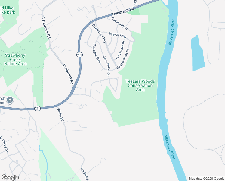 map of restaurants, bars, coffee shops, grocery stores, and more near 3440 Boca Raton Drive in Arnold