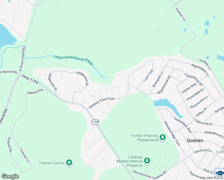 map of restaurants, bars, coffee shops, grocery stores, and more near 13204 Snowden Valley in Goshen