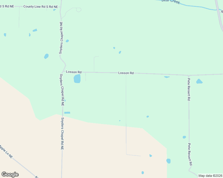 map of restaurants, bars, coffee shops, grocery stores, and more near 4295 Losson Road in Palmyra