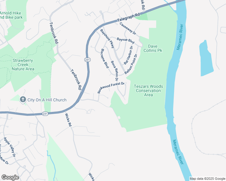 map of restaurants, bars, coffee shops, grocery stores, and more near 3439 Rockwood Forest Court in Arnold
