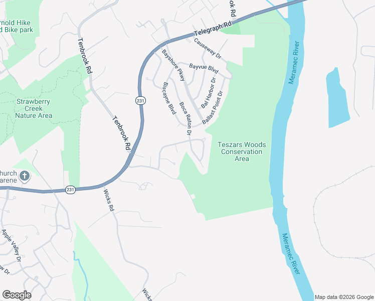 map of restaurants, bars, coffee shops, grocery stores, and more near 3440 Boca Raton Drive in Arnold