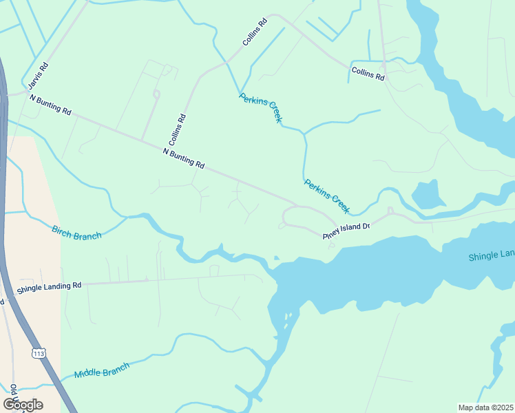 map of restaurants, bars, coffee shops, grocery stores, and more near 10500 Blue Heron Court in Bishopville