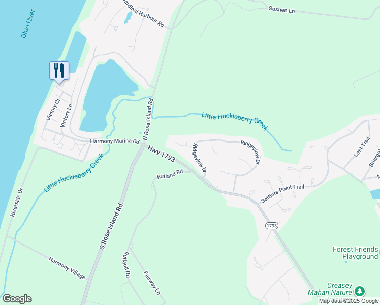 map of restaurants, bars, coffee shops, grocery stores, and more near in Goshen