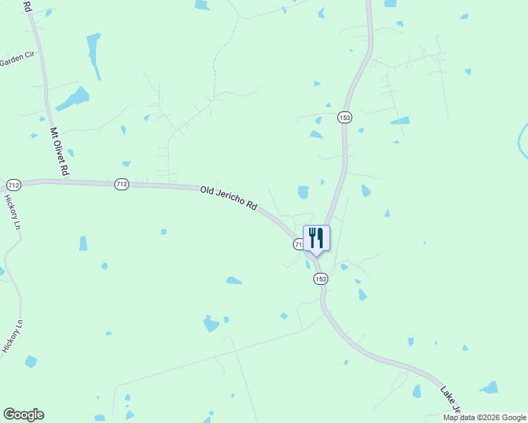 map of restaurants, bars, coffee shops, grocery stores, and more near 282-676 Old Jericho Road in Smithfield