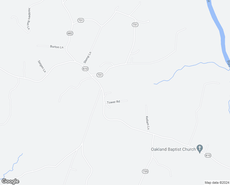 map of restaurants, bars, coffee shops, grocery stores, and more near 27583 Eleys Ford Rd in Richardsville