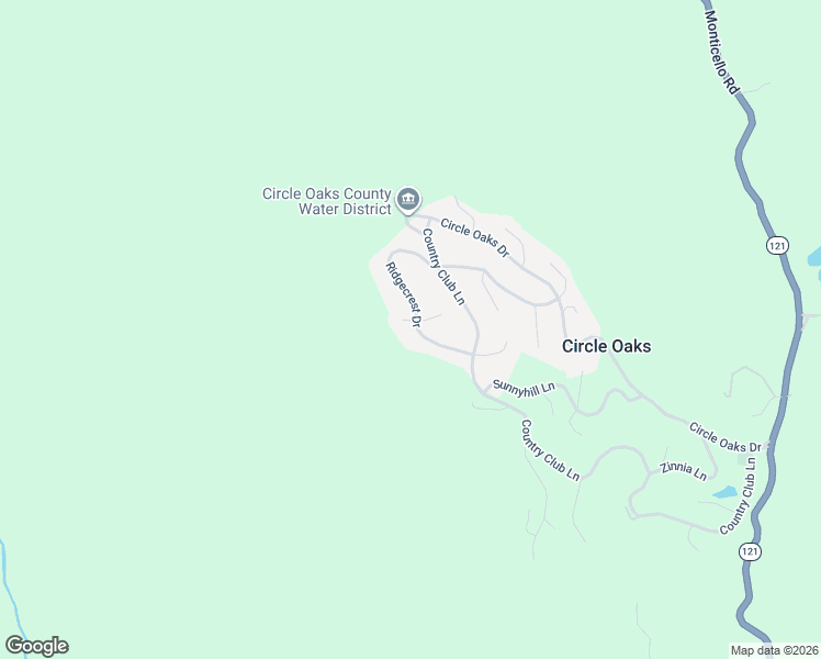 map of restaurants, bars, coffee shops, grocery stores, and more near 162 Ridgecrest Drive in Napa