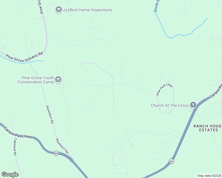 map of restaurants, bars, coffee shops, grocery stores, and more near 14000 Brandon Road in Pine Grove