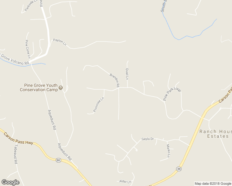 map of restaurants, bars, coffee shops, grocery stores, and more near 14000 Brandon Road in Pine Grove