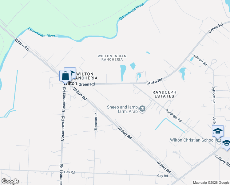 map of restaurants, bars, coffee shops, grocery stores, and more near 9561 Danlar Court in Wilton