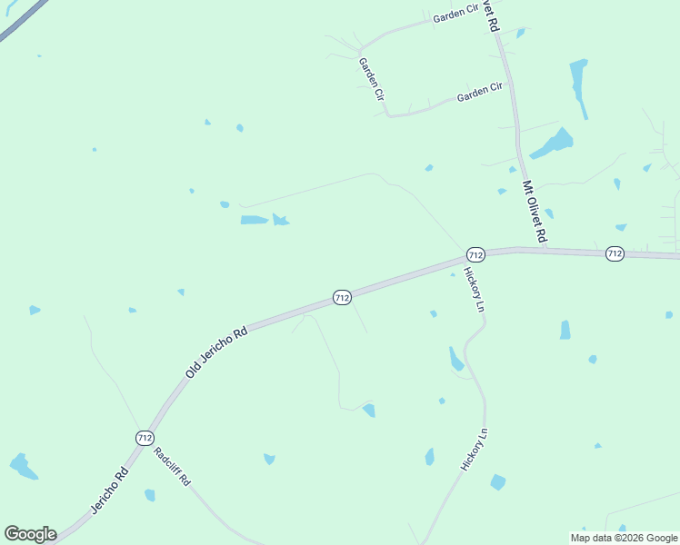 map of restaurants, bars, coffee shops, grocery stores, and more near Old Jericho Road in La Grange