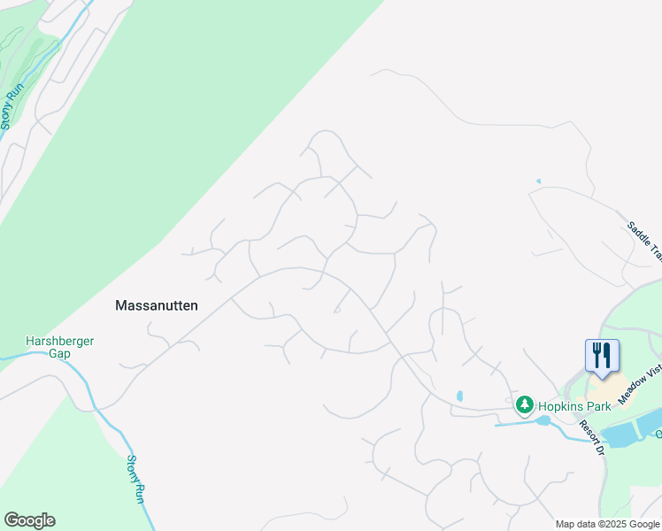 map of restaurants, bars, coffee shops, grocery stores, and more near 2490 Hopkins Drive in McGaheysville