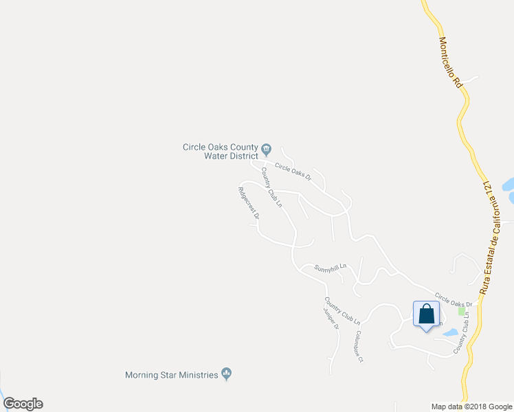 map of restaurants, bars, coffee shops, grocery stores, and more near 141 Ridgecrest Drive in Napa