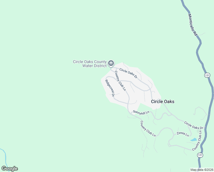 map of restaurants, bars, coffee shops, grocery stores, and more near 141 Ridgecrest Drive in Napa