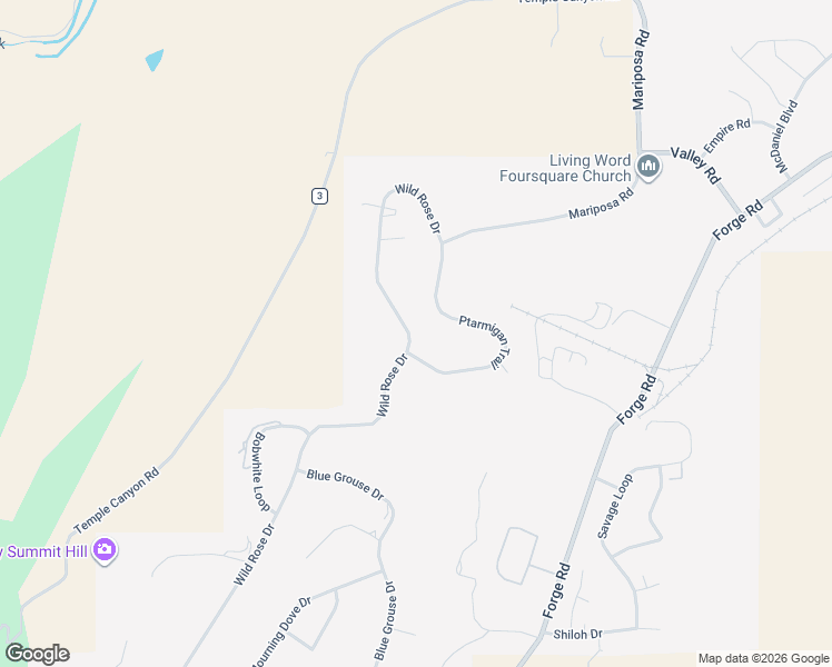 map of restaurants, bars, coffee shops, grocery stores, and more near 37 Ptarmigan Trail in Cañon City