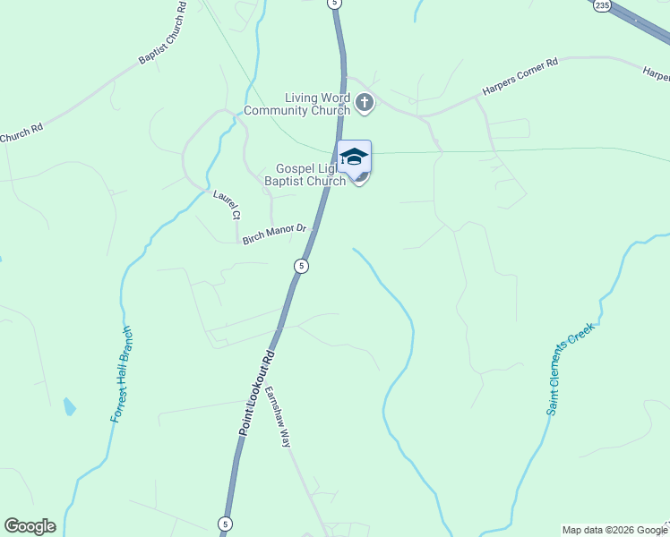 map of restaurants, bars, coffee shops, grocery stores, and more near 31010 Point Lookout Road in Mechanicsville