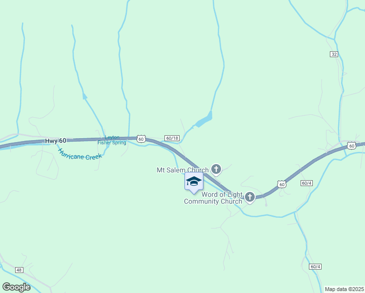 map of restaurants, bars, coffee shops, grocery stores, and more near 4541 U.S. 60 in Hurricane