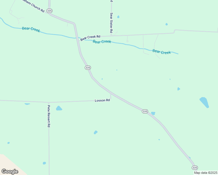 map of restaurants, bars, coffee shops, grocery stores, and more near 9580 Indiana 335 in New Pekin