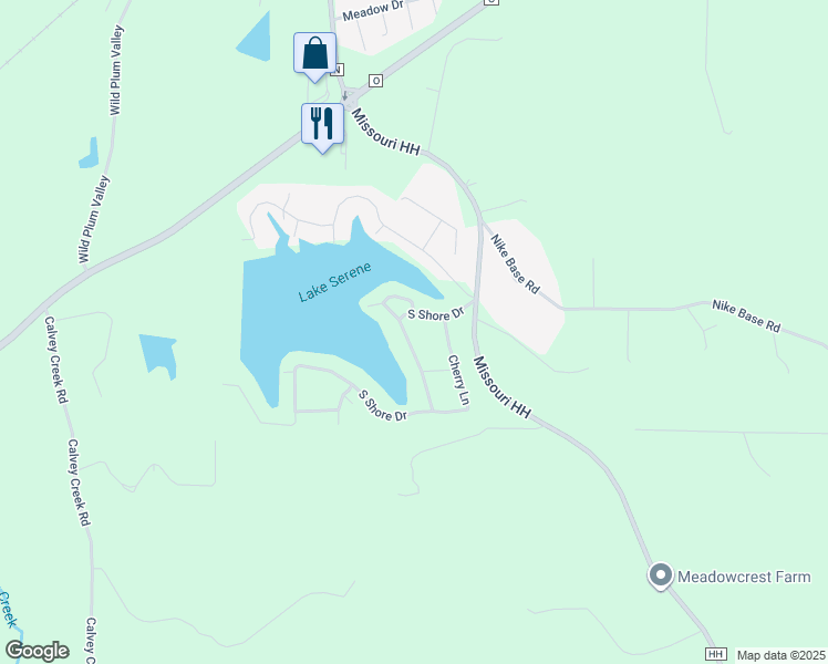 map of restaurants, bars, coffee shops, grocery stores, and more near 4186 South Shore Drive in Catawissa