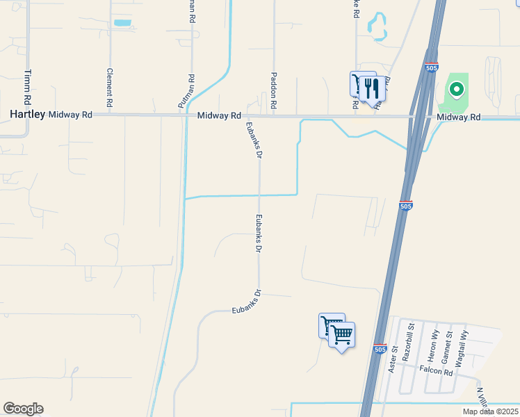 map of restaurants, bars, coffee shops, grocery stores, and more near 900-928 Eubanks Drive in Vacaville