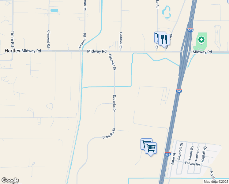 map of restaurants, bars, coffee shops, grocery stores, and more near 920 Eubanks Drive in Vacaville