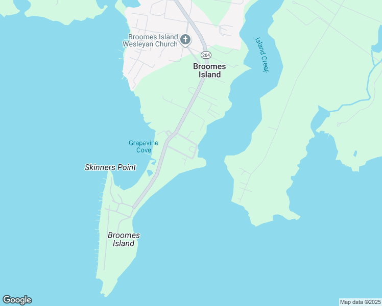 map of restaurants, bars, coffee shops, grocery stores, and more near 3944 Oyster House Road in Broomes Island