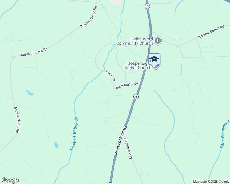 map of restaurants, bars, coffee shops, grocery stores, and more near 39171 Birch Manor Drive in Mechanicsville