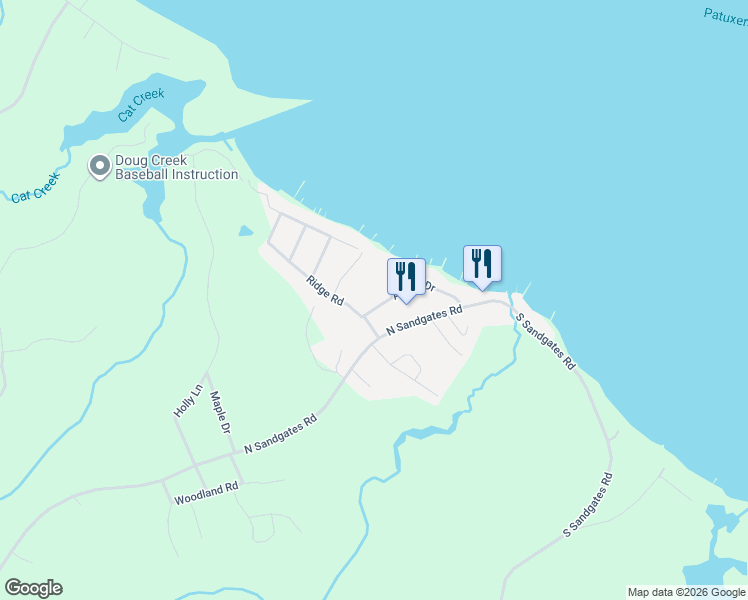map of restaurants, bars, coffee shops, grocery stores, and more near 42268 Allison Drive in Mechanicsville