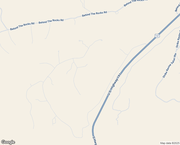 map of restaurants, bars, coffee shops, grocery stores, and more near 17 East La Sal Mnt Court in Moab