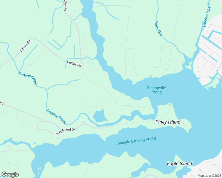 map of restaurants, bars, coffee shops, grocery stores, and more near 12140 South Piney Point Road in Bishopville