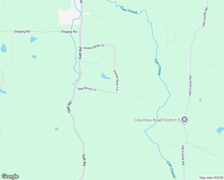 map of restaurants, bars, coffee shops, grocery stores, and more near 3646 Sweet Briar Lane in Columbia