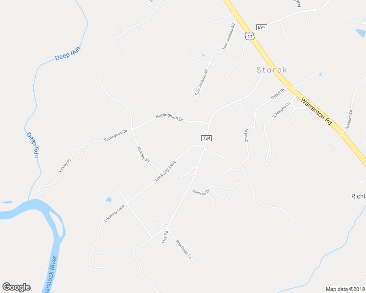 map of restaurants, bars, coffee shops, grocery stores, and more near 30 Locksley Lane in Fredericksburg