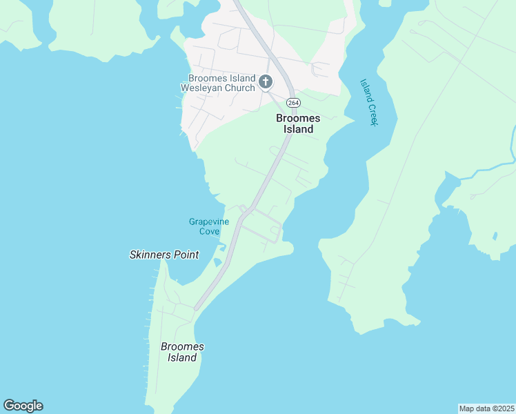 map of restaurants, bars, coffee shops, grocery stores, and more near 3904 Oyster House Road in Broomes Island