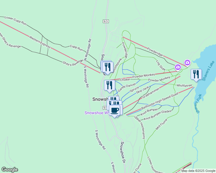 map of restaurants, bars, coffee shops, grocery stores, and more near Stemwinder Street in Dunmore