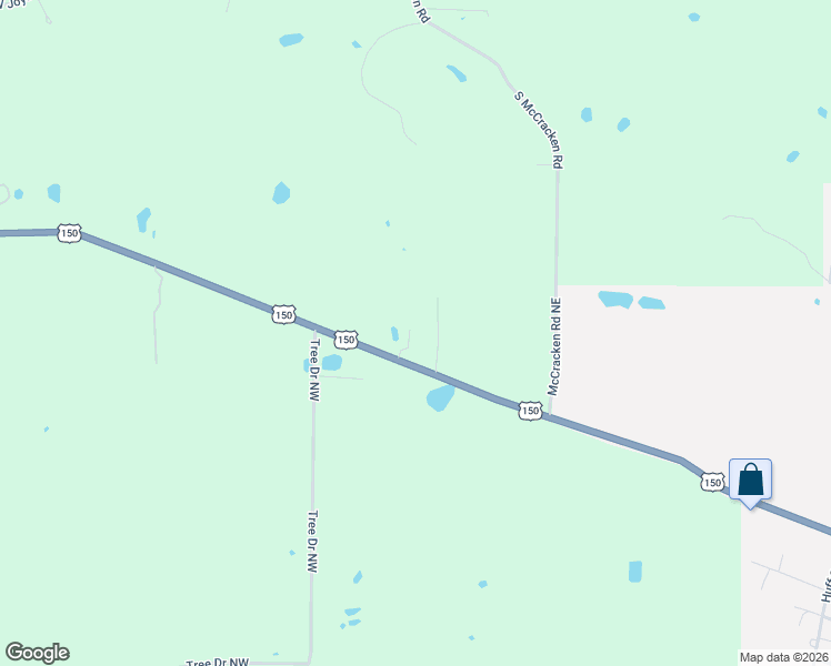map of restaurants, bars, coffee shops, grocery stores, and more near 14660 Deweese Drive Northwest in Palmyra