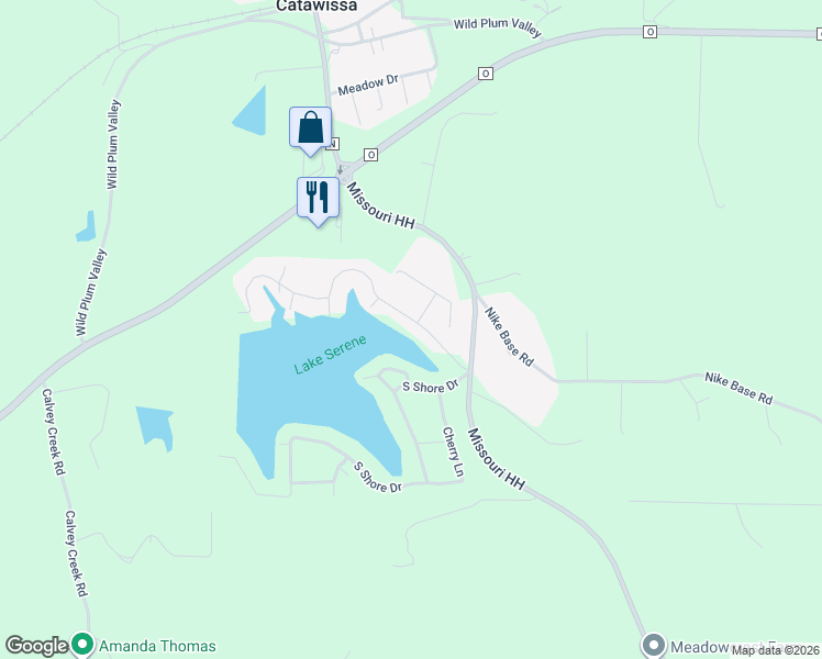 map of restaurants, bars, coffee shops, grocery stores, and more near 1051 North Shore Drive in Catawissa