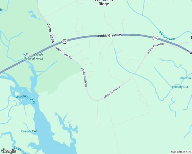 map of restaurants, bars, coffee shops, grocery stores, and more near 10680 Allens Fresh Road in Charlotte Hall