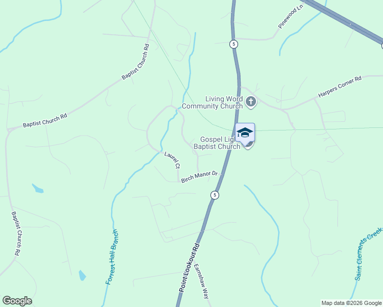 map of restaurants, bars, coffee shops, grocery stores, and more near 27480 Birch Manor Circle in Mechanicsville