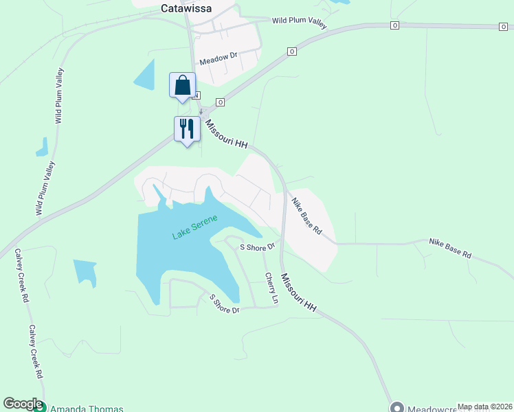 map of restaurants, bars, coffee shops, grocery stores, and more near 1051 North Shore Drive in Catawissa