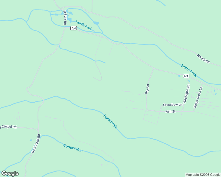 map of restaurants, bars, coffee shops, grocery stores, and more near 3419 North Fork Loop in Green Bank