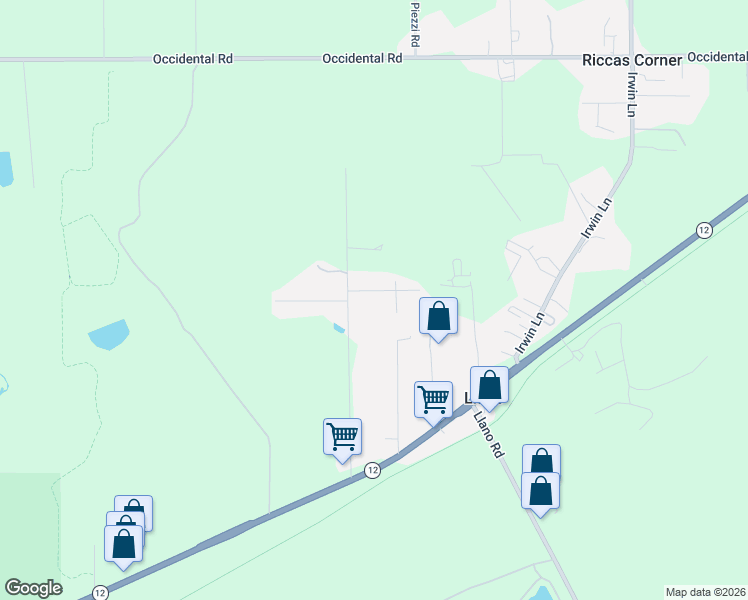 map of restaurants, bars, coffee shops, grocery stores, and more near 537 Hart Lane in Sebastopol