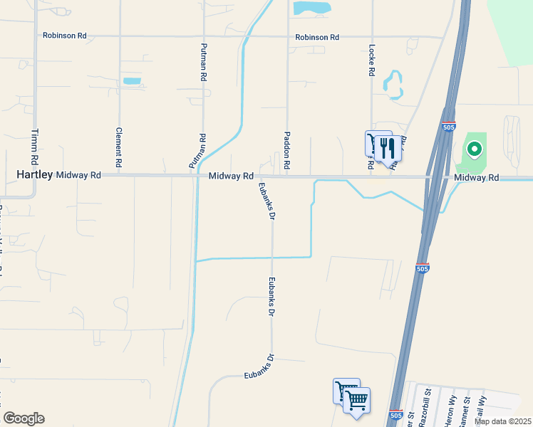 map of restaurants, bars, coffee shops, grocery stores, and more near 920 Eubanks Drive in Vacaville