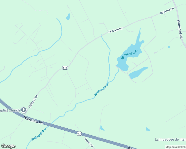 map of restaurants, bars, coffee shops, grocery stores, and more near 14 Winslow Road in Fredericksburg