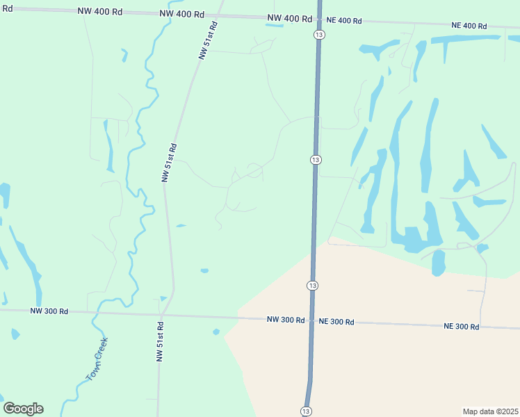 map of restaurants, bars, coffee shops, grocery stores, and more near 21 Northwest 336 Road in Clinton