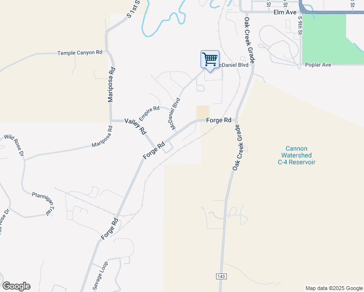map of restaurants, bars, coffee shops, grocery stores, and more near 20 Kodiak Circle in Cañon City