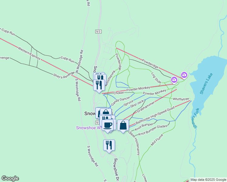 map of restaurants, bars, coffee shops, grocery stores, and more near Stemwinder Street in Dunmore
